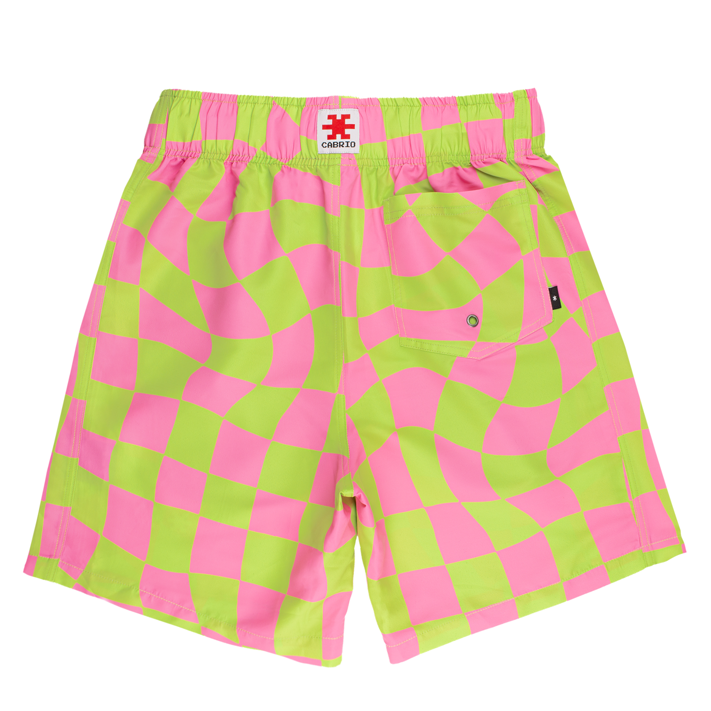 Cabrio Checks Pink/Green - back