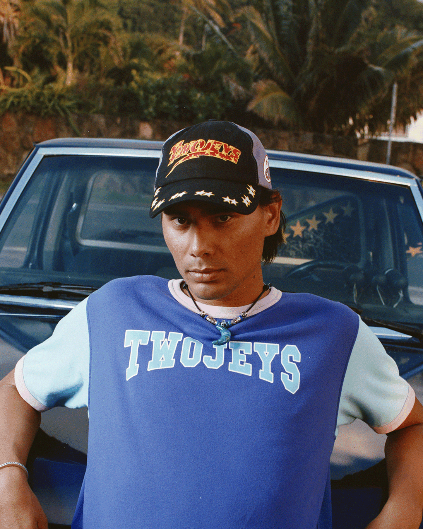 TwoJeys Embroidered Purple Dad Cap