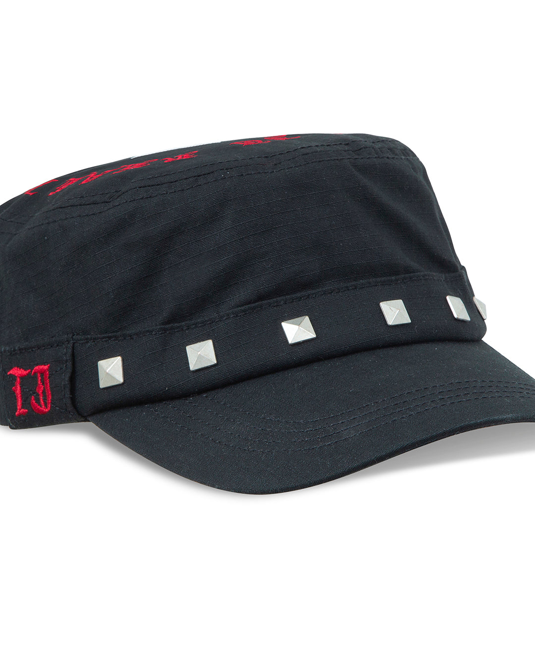 TwoJeys Studded Black Guerrilla Cap