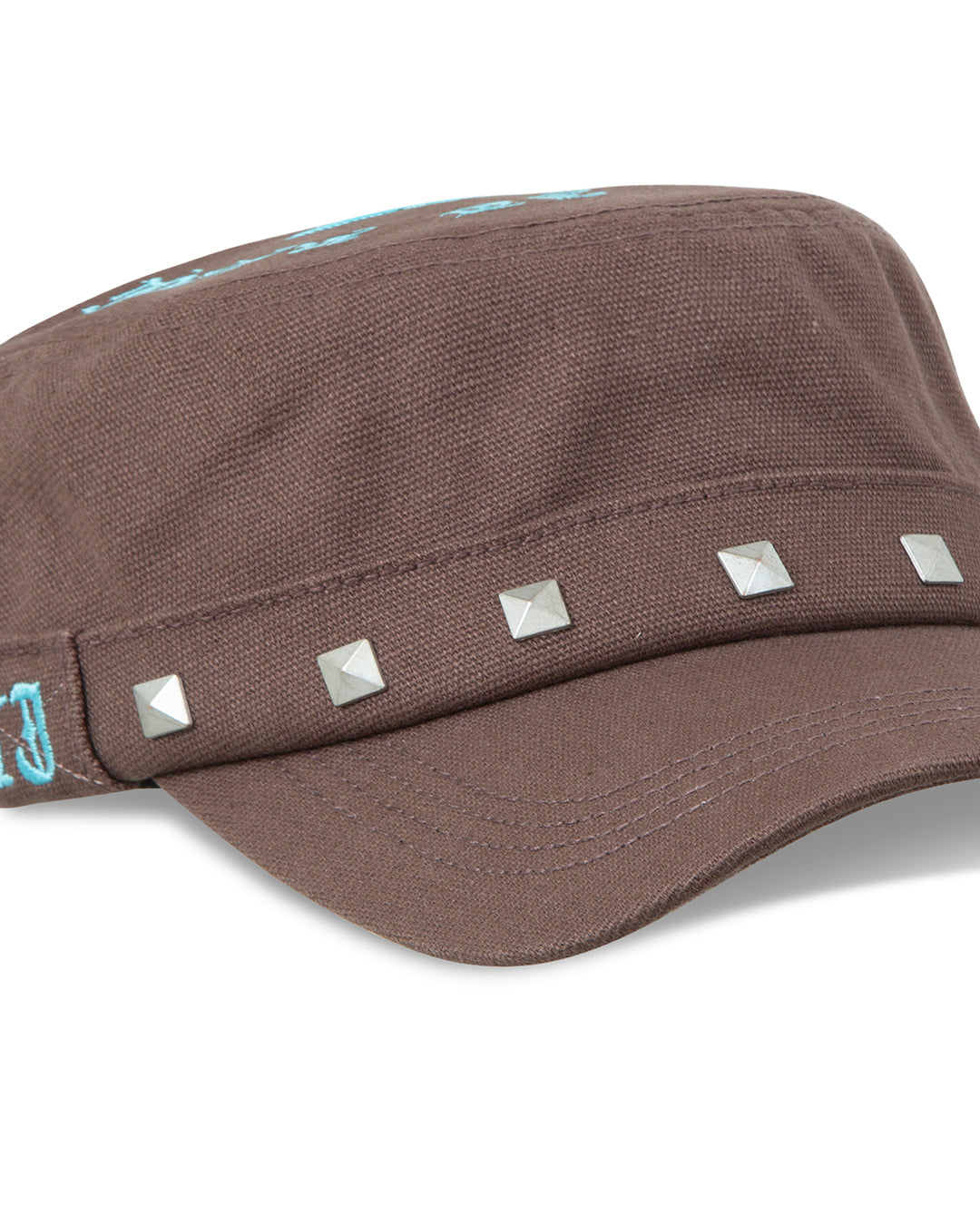 TwoJeys Studded Brown Guerrilla Cap