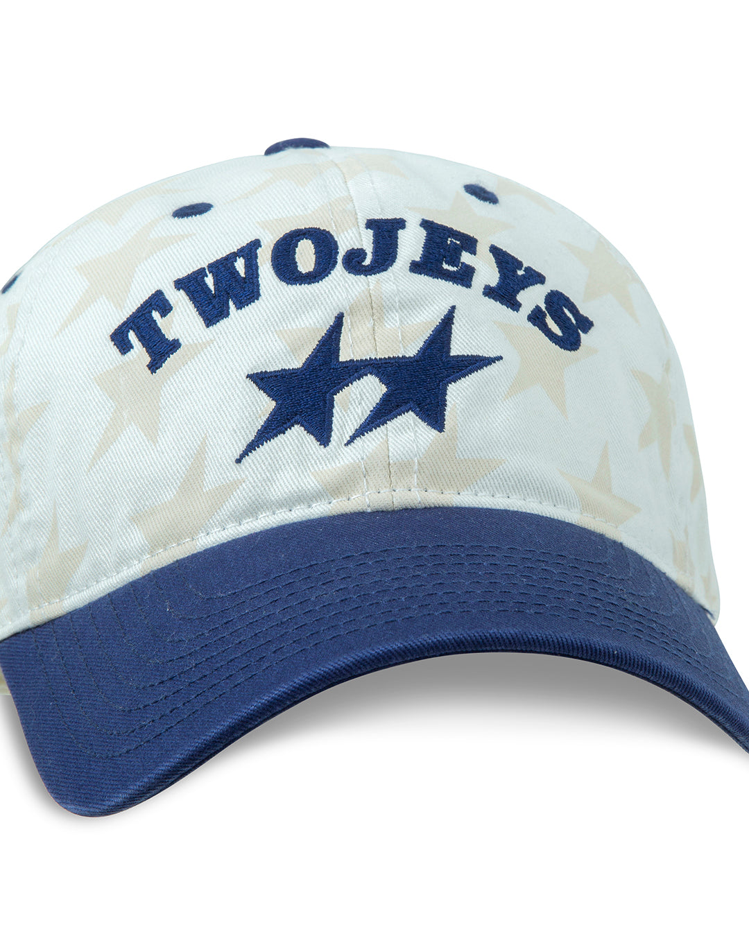 TwoJeys All-Over White Dad Cap