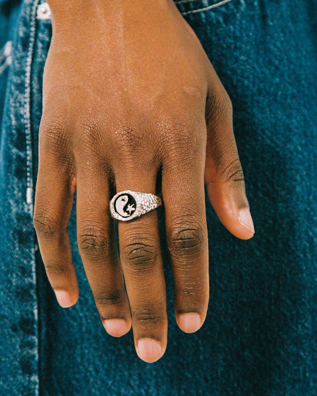 TwoJeys Enameled Yin Yang Ring
