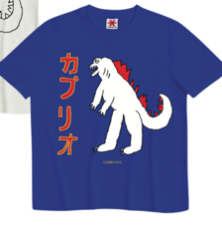 Cabrio Gozilla Tee Blue