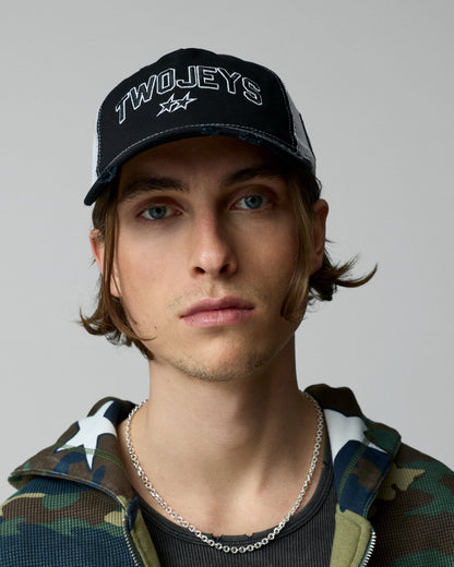 TwoJeys Black Icon Trucker
