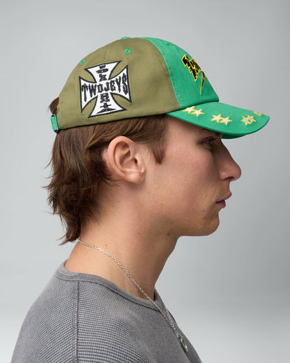 TwoJeys Embroidered Green Dad Cap