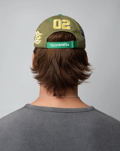 TwoJeys Embroidered Green Dad Cap