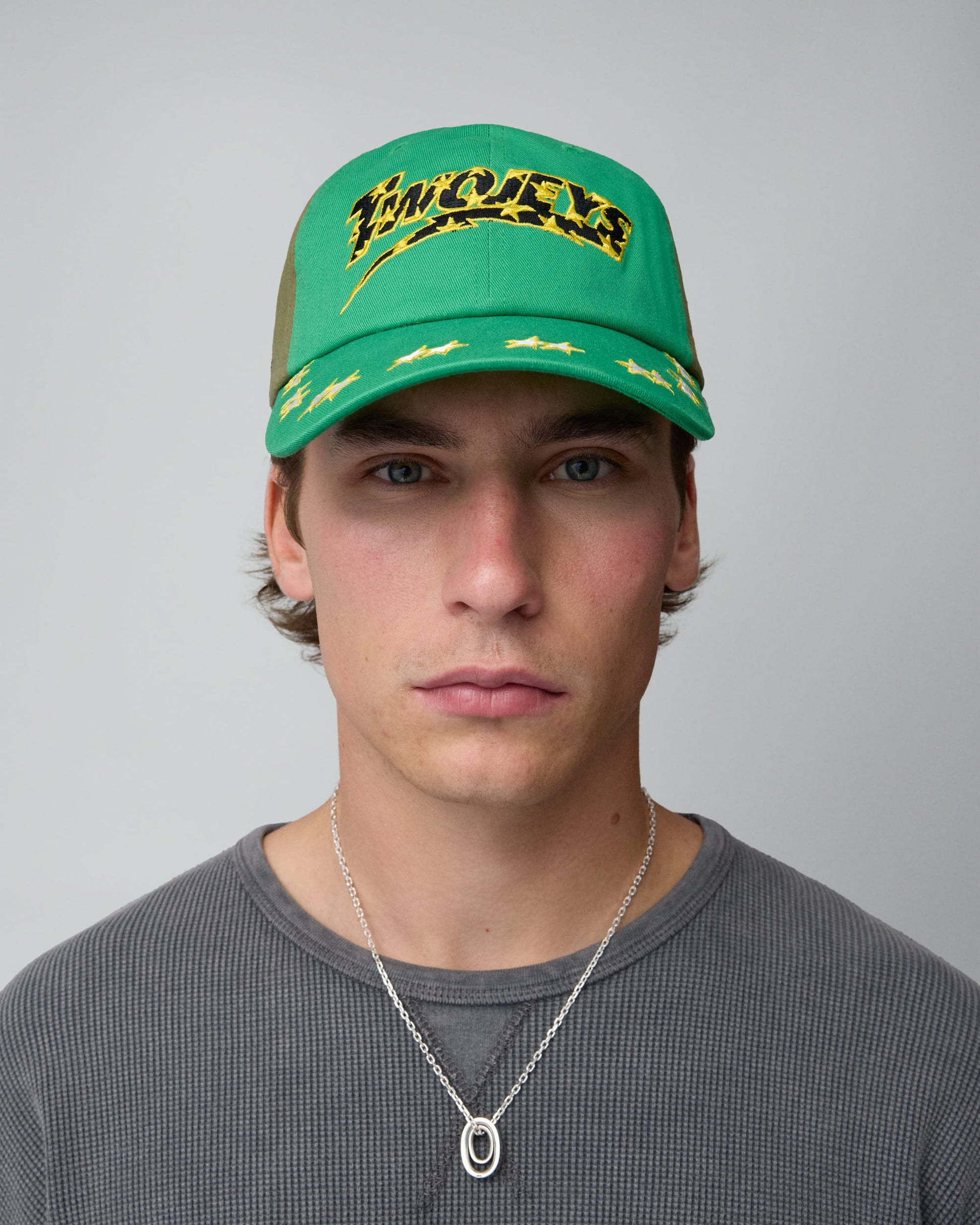 TwoJeys Embroidered Green Dad Cap