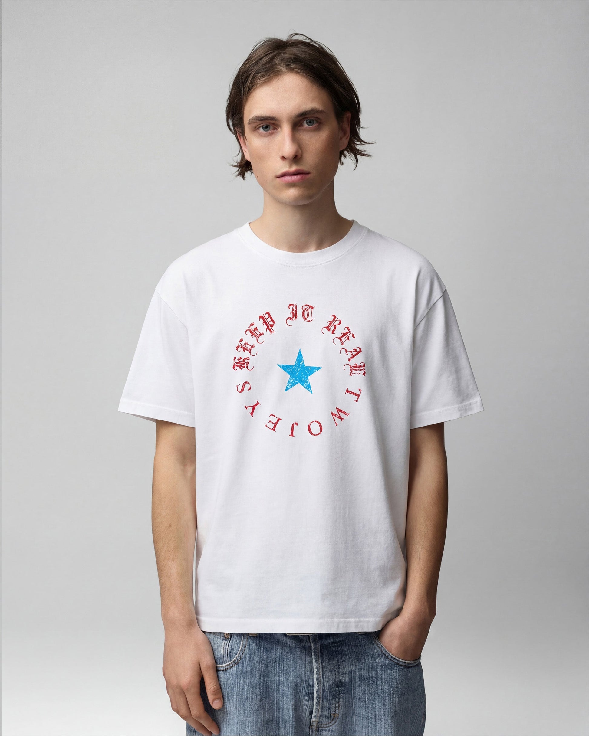 TwoJeys Keep It Real Tee White