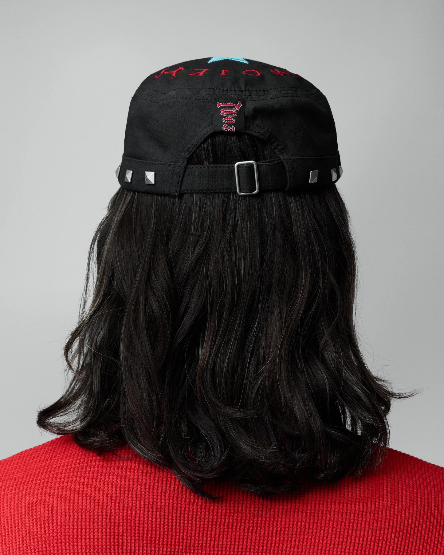 TwoJeys Studded Black Guerrilla Cap