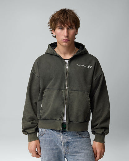 TwoJeys Icon Full-Zip Bodega Green