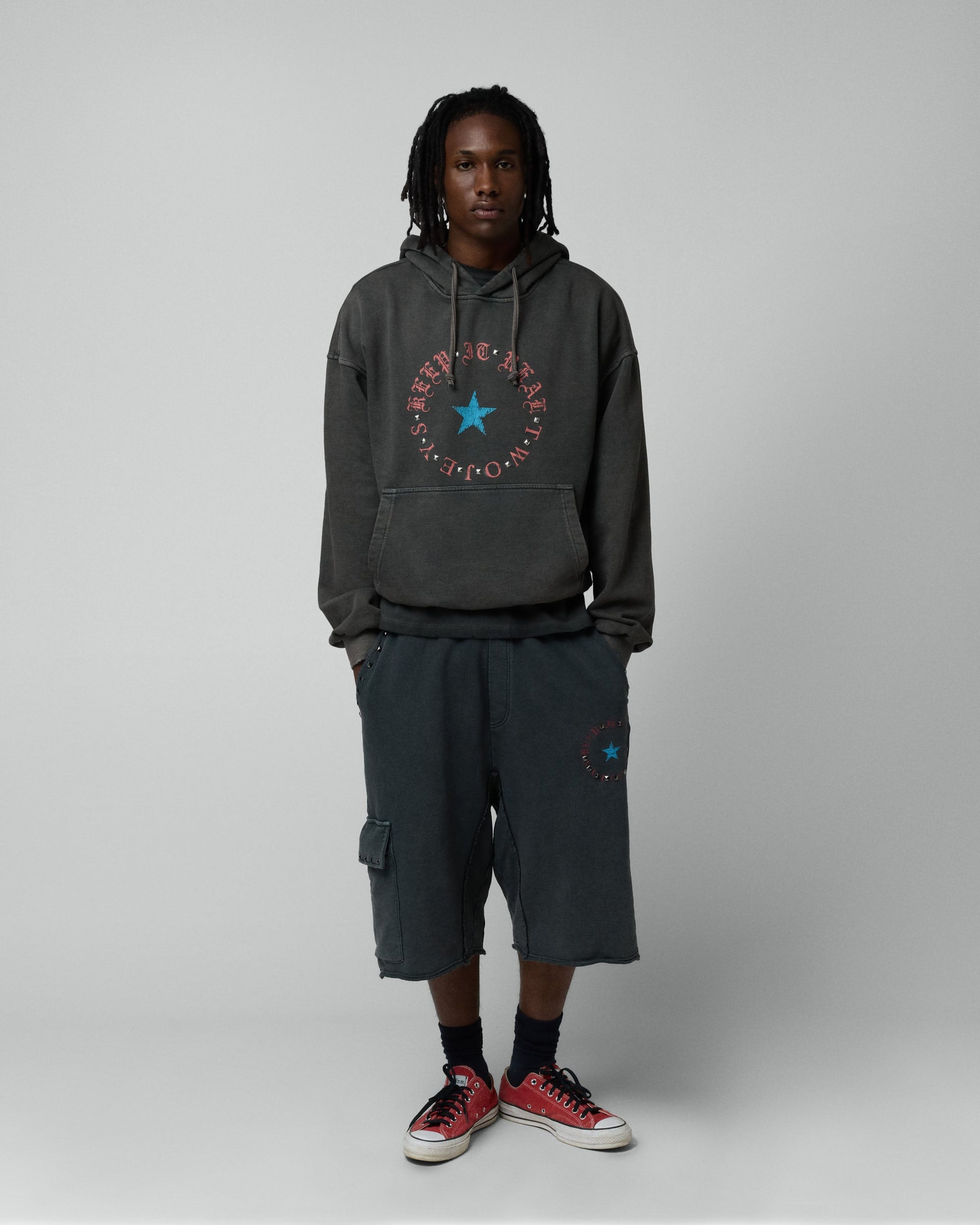 TwoJeys Keep It Real Black Hoodie