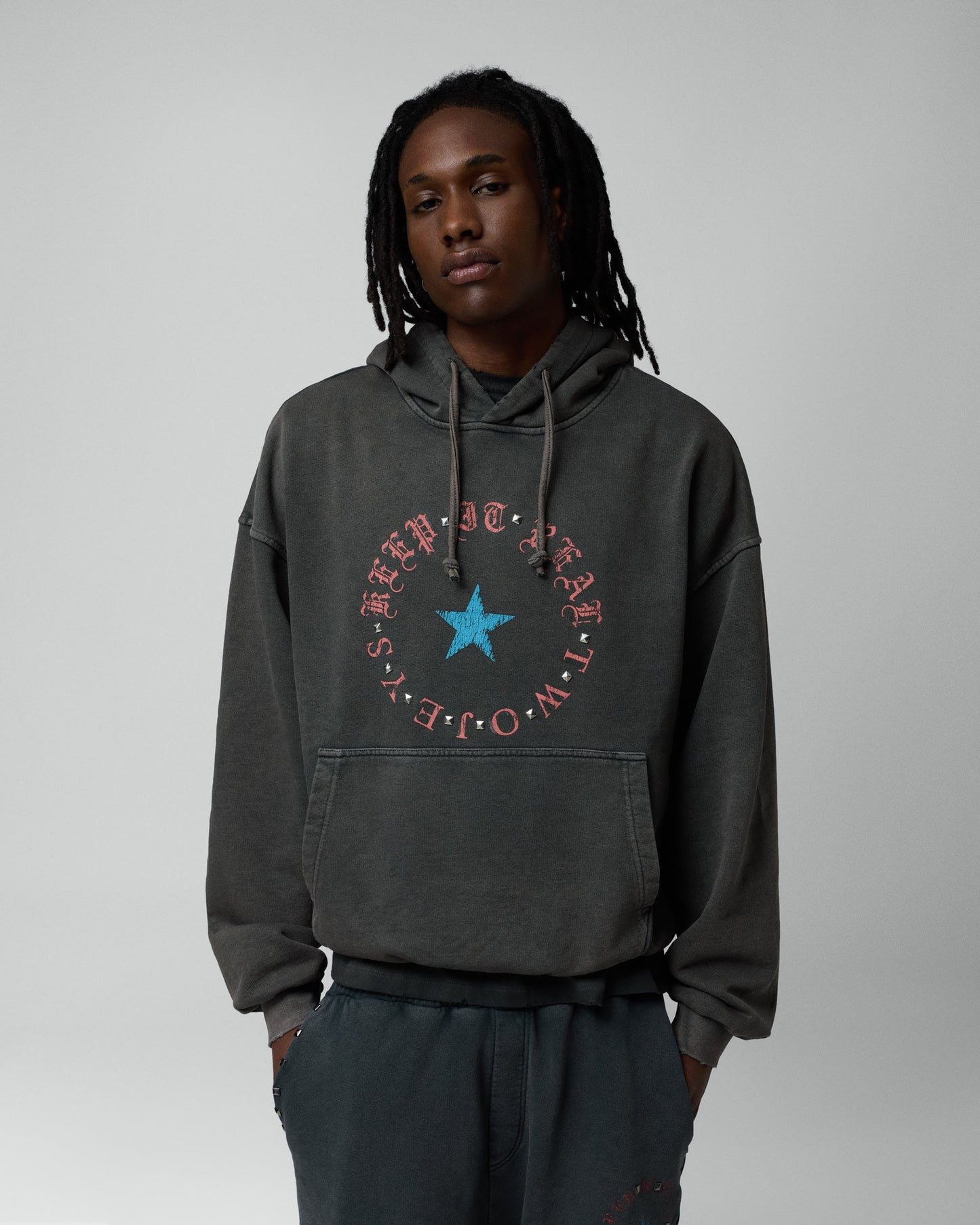 TwoJeys Keep It Real Black Hoodie