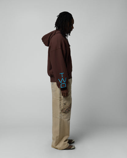 TwoJeys 2 JEYS Zipper Brown