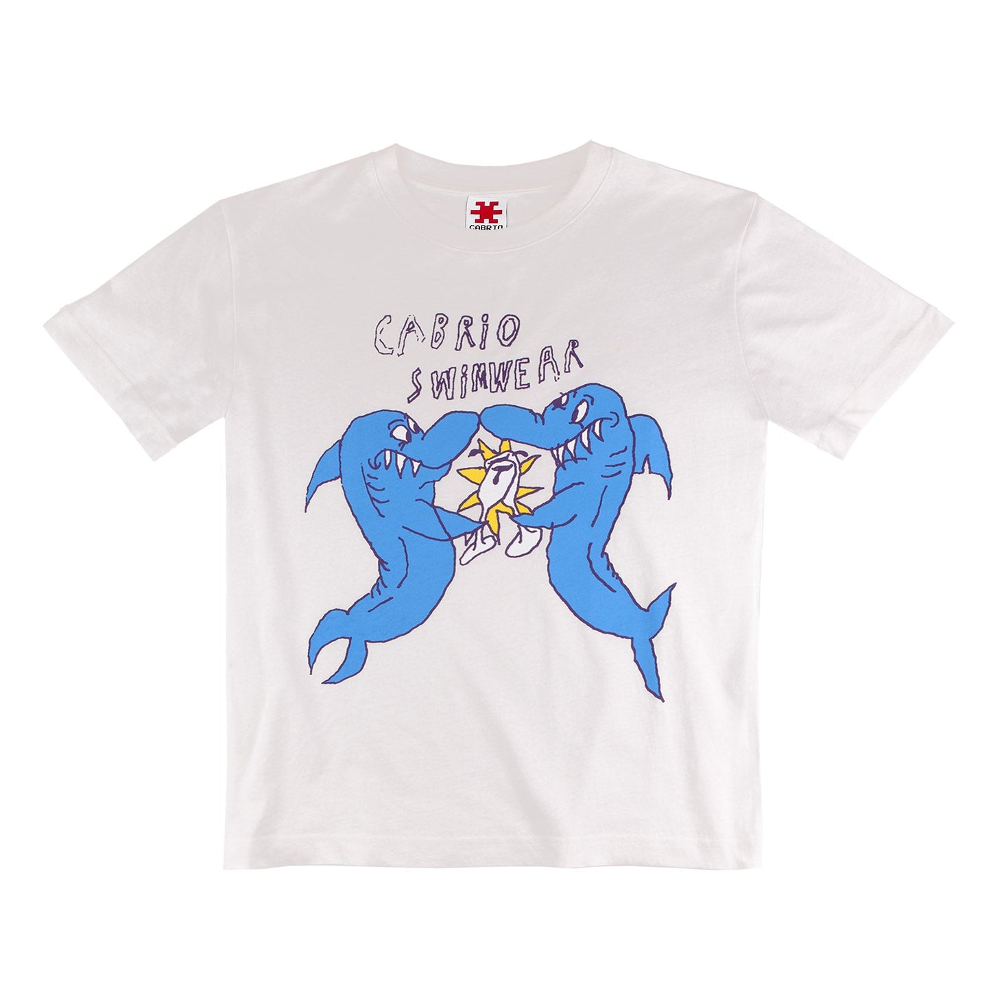 Cabrio Sharks Tee White