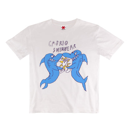 Cabrio Sharks Tee White
