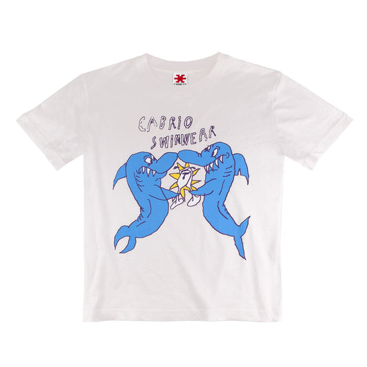 Cabrio Sharks Tee White