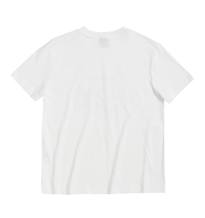 Cabrio Da Cat Tee White - back