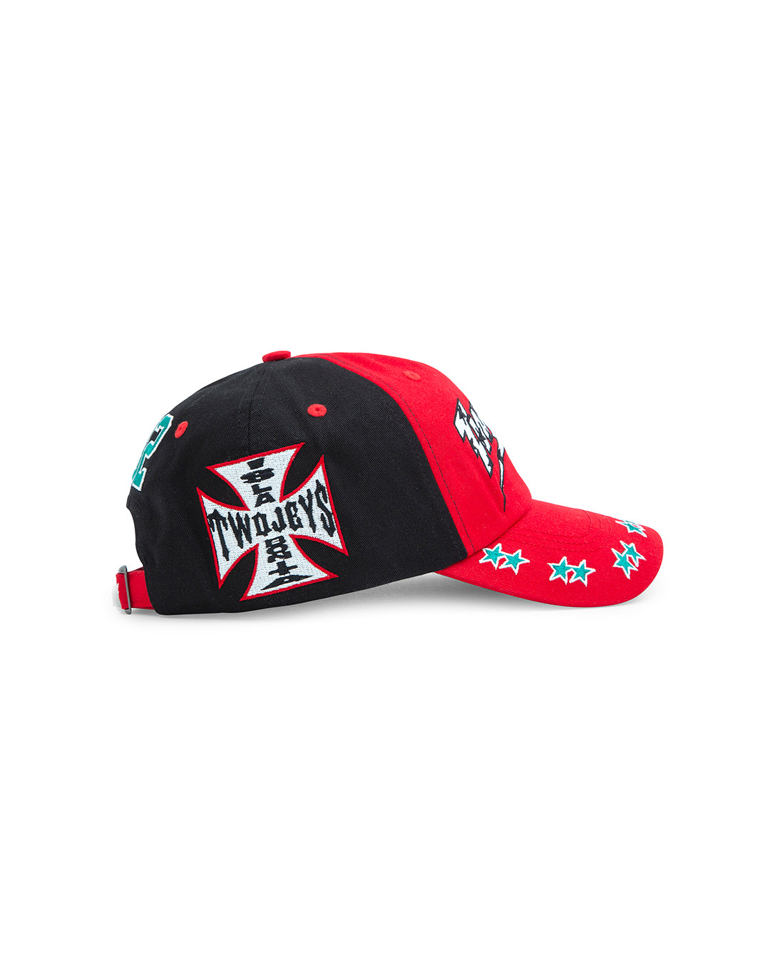 TwoJeys Embroidered Black Dad Cap