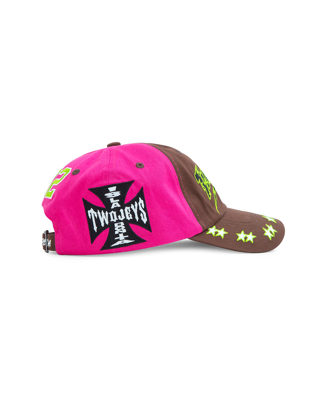 TwoJeys Embroidered Pink Dad Cap