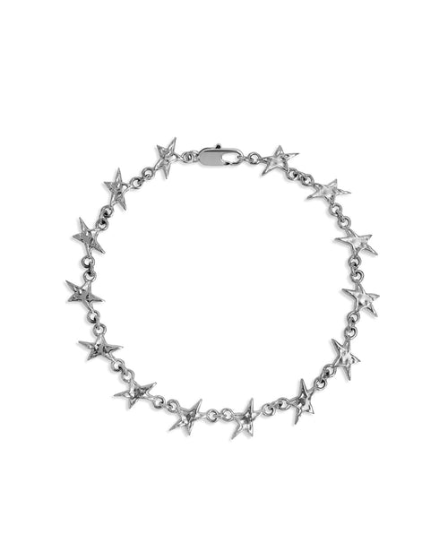 TwoJeys Organic Star Bracelet — Silver