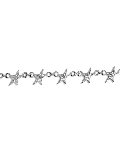 TwoJeys Organic Star Bracelet — Silver