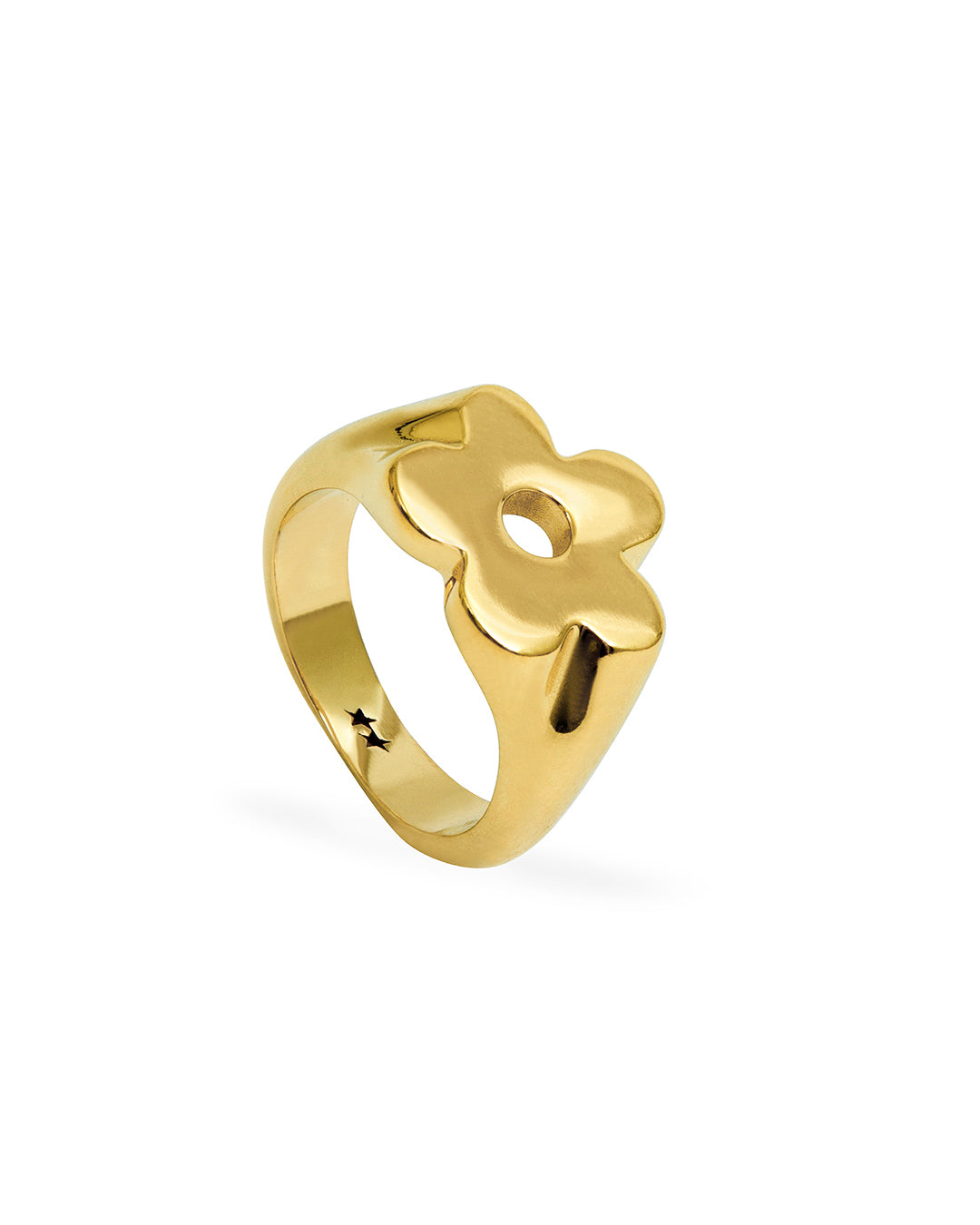 TwoJeys Flower Ring Gold