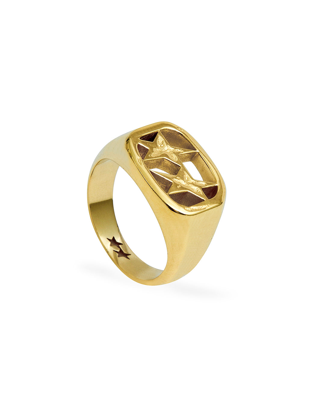 TwoJeys Framed Ring Gold