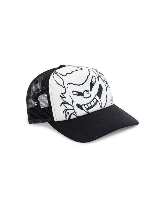 TwoJeys TJ x Cabrio Da Cat Black Trucker Cap
