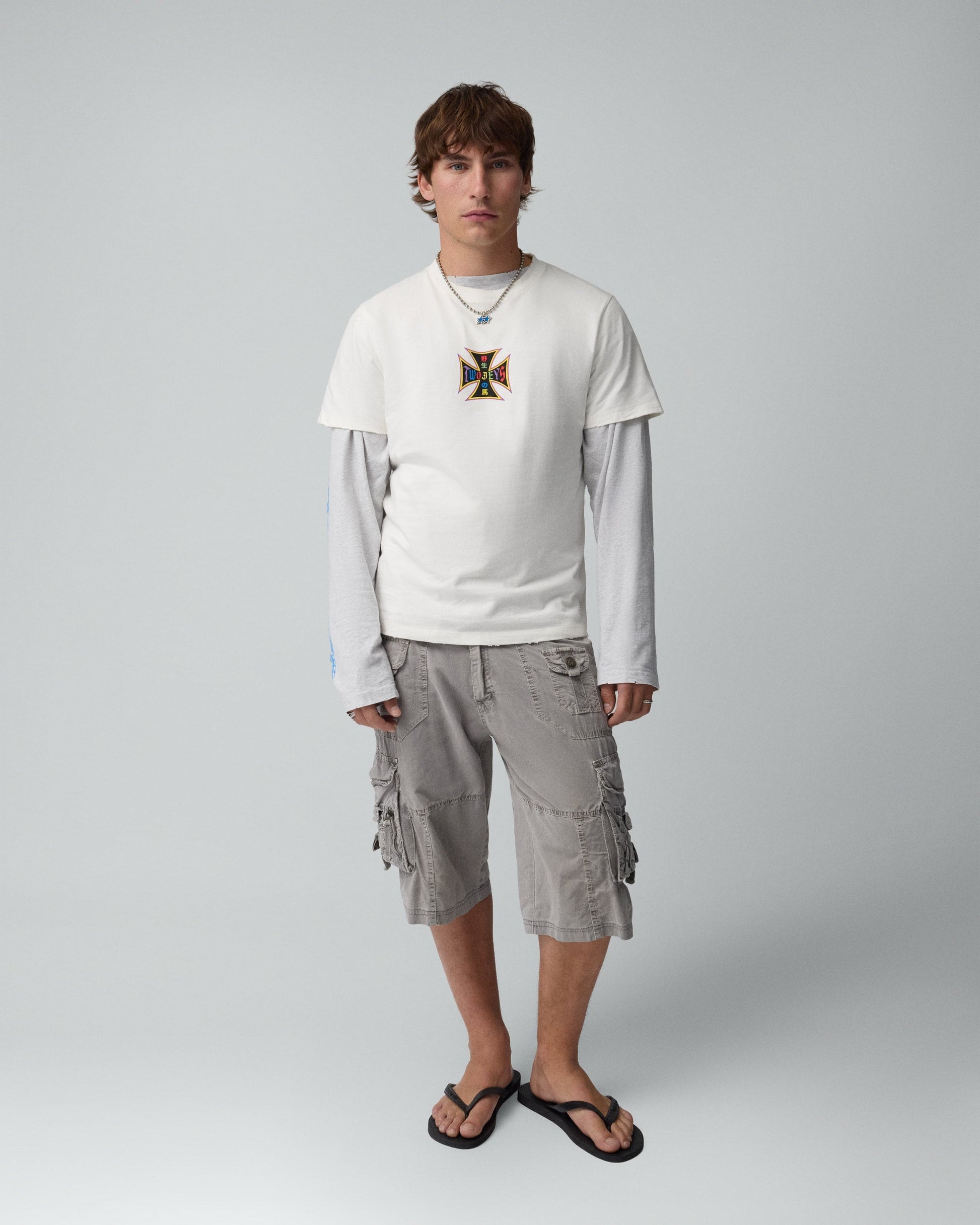 TwoJeys Axis White Tee