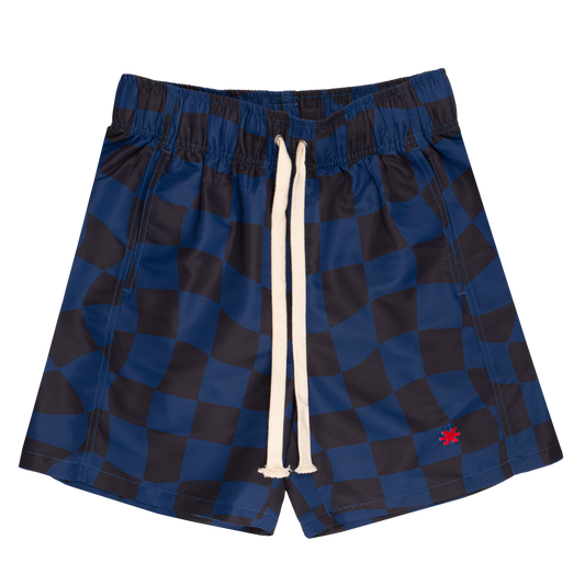 Cabrio Checks Brown/Navy (Black)