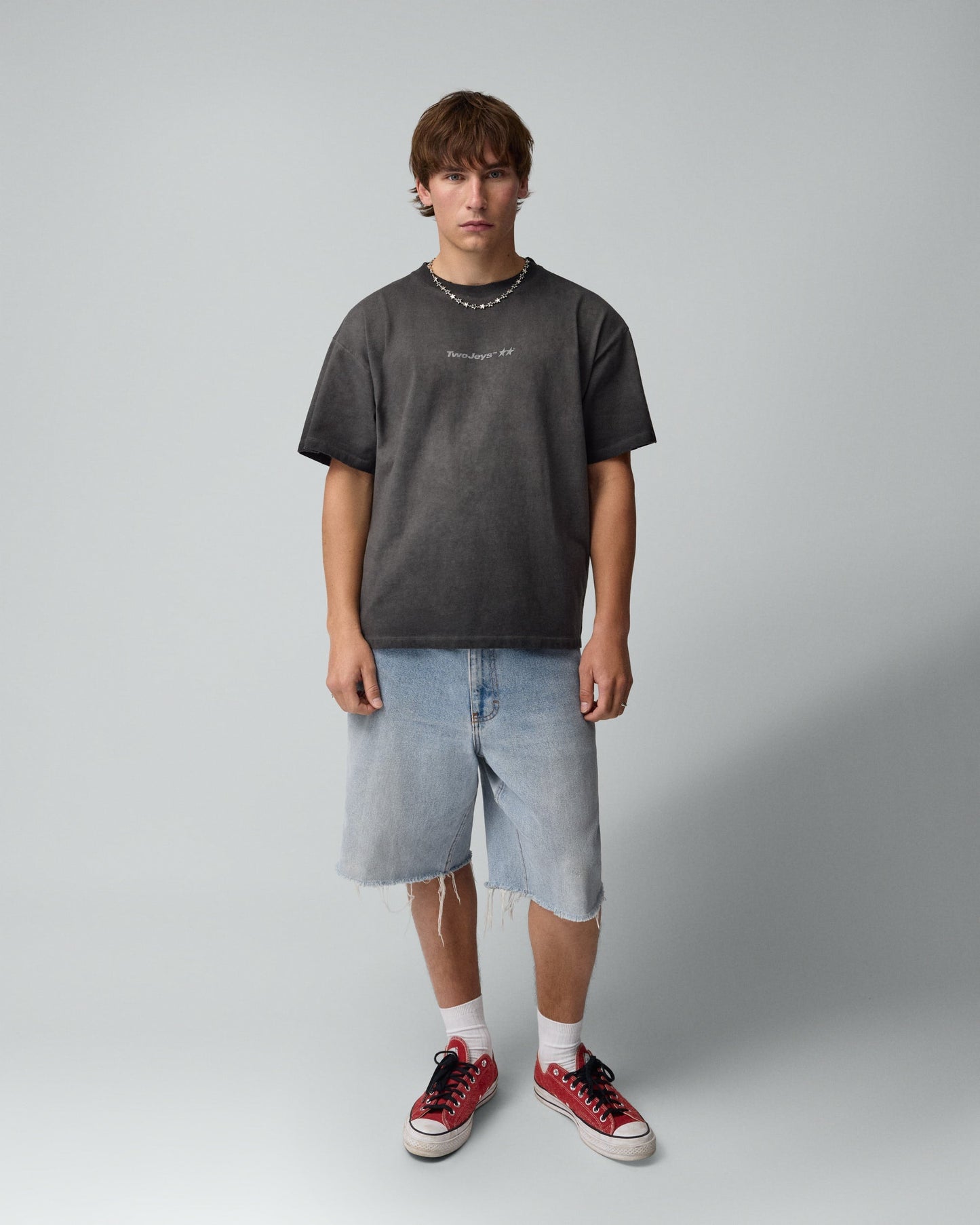 TwoJeys Icon Washed Black T-Shirt
