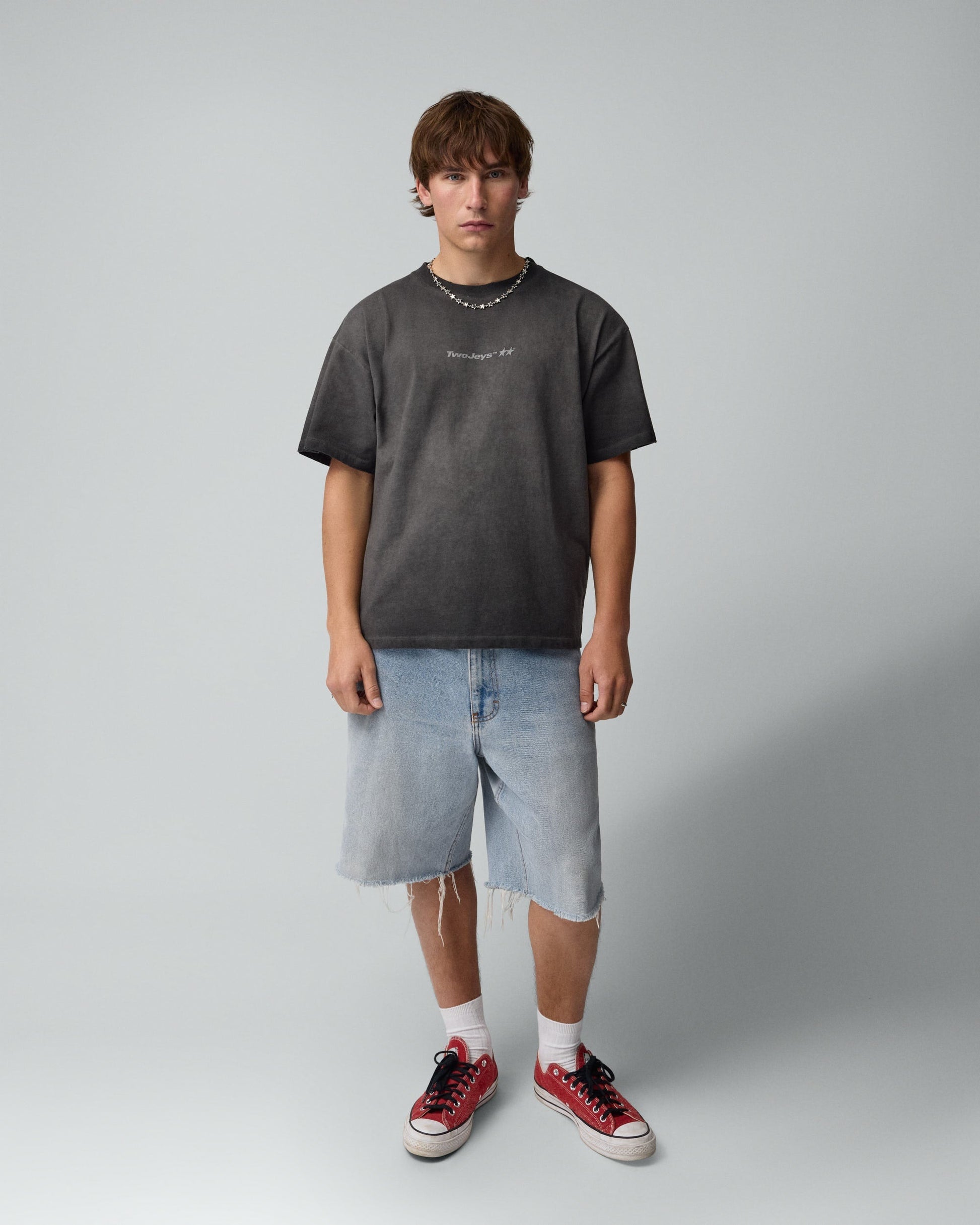 TwoJeys Icon Washed Black T-Shirt