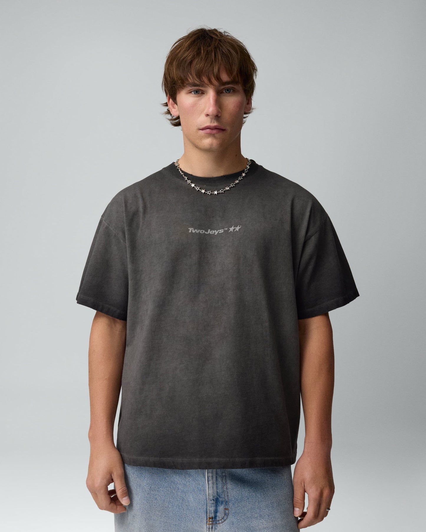 TwoJeys Icon Washed Black T-Shirt