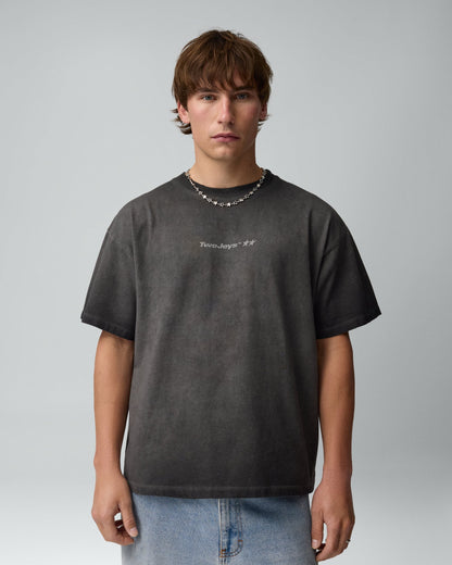 TwoJeys Icon Washed Black T-Shirt