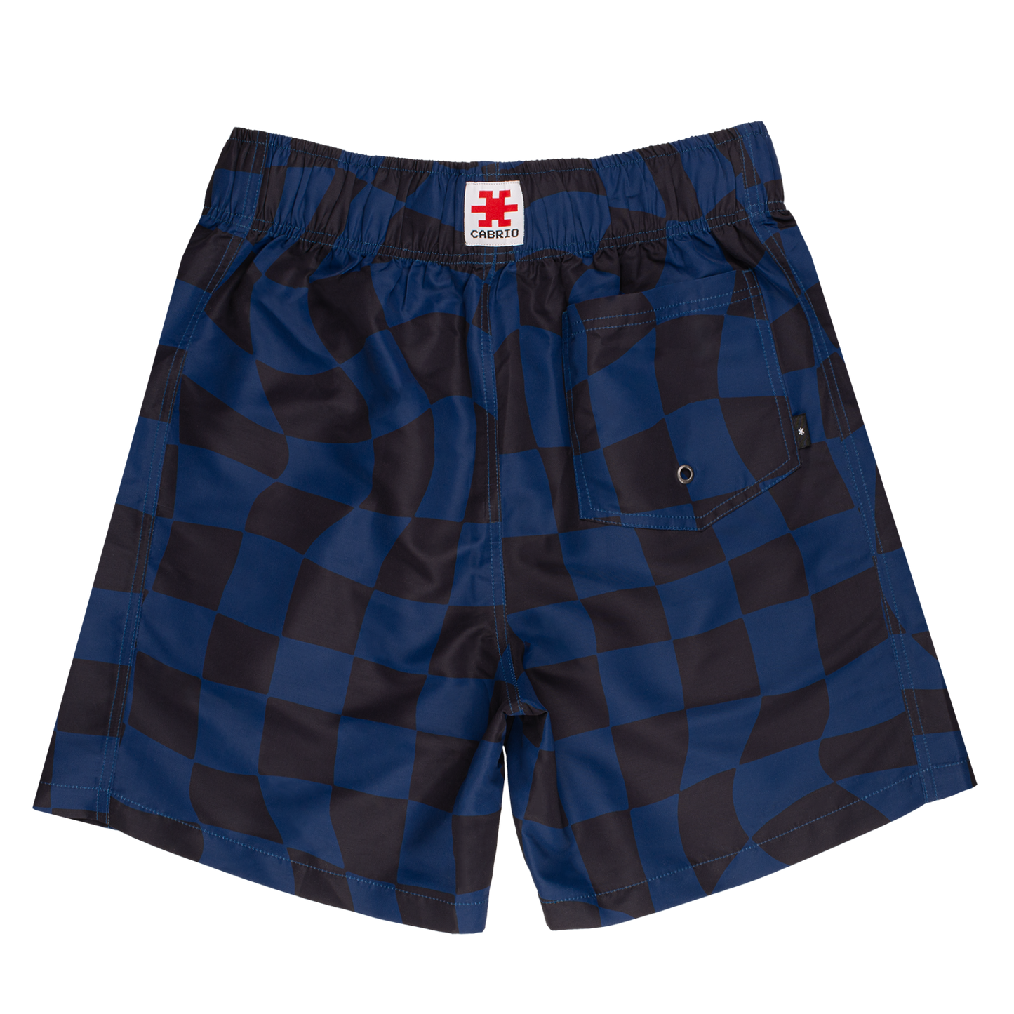 Cabrio Checks Brown/Navy (Black) - back