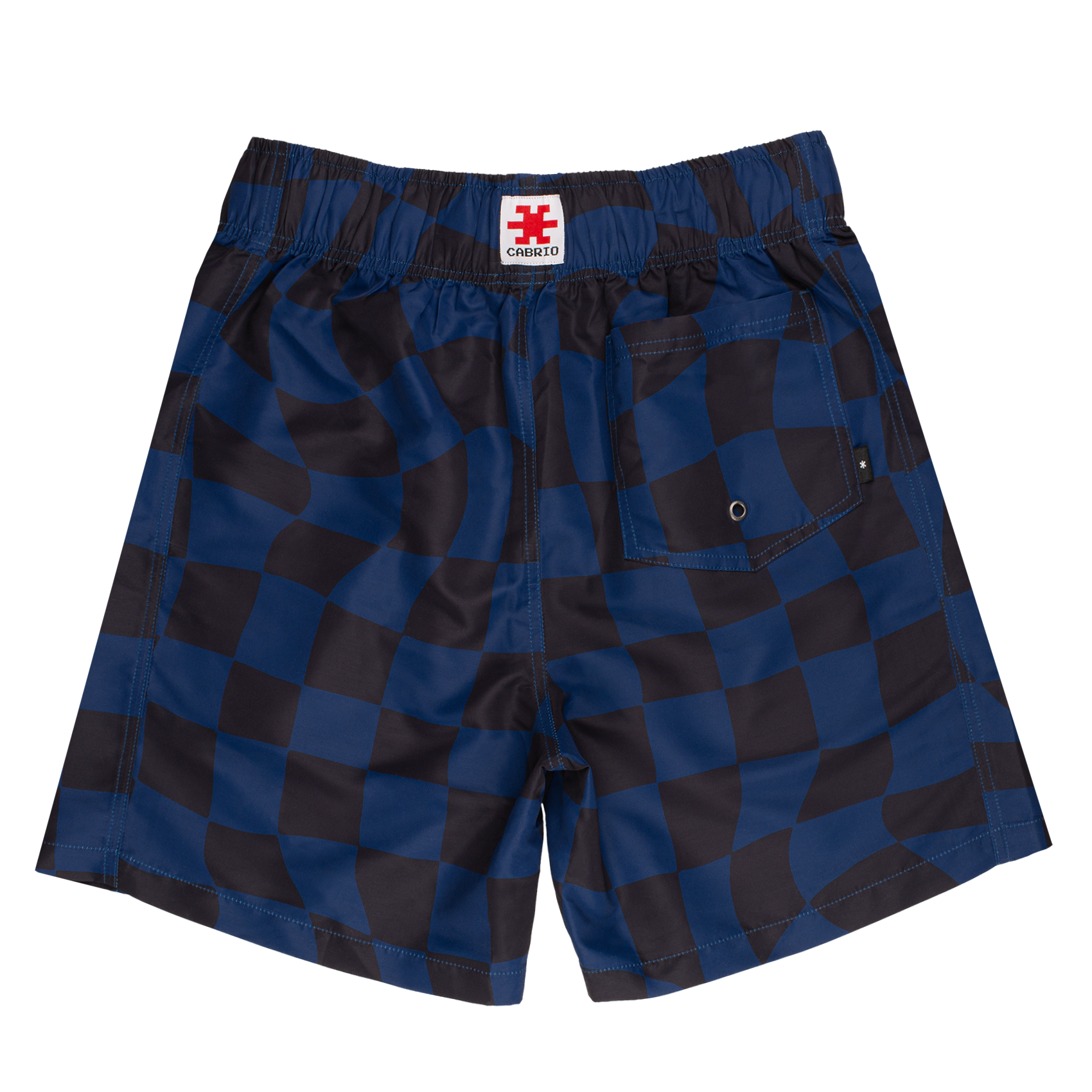Cabrio Checks Brown/Navy (Black) - back