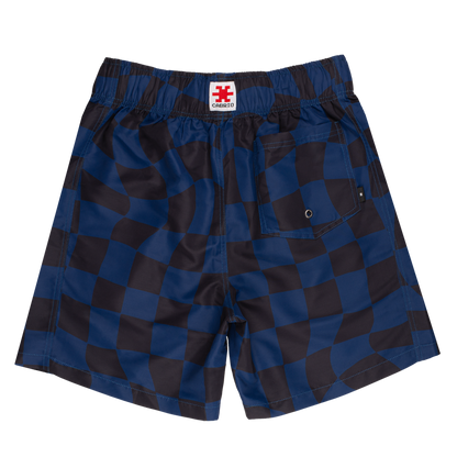Cabrio Checks Brown/Navy (Black) - back