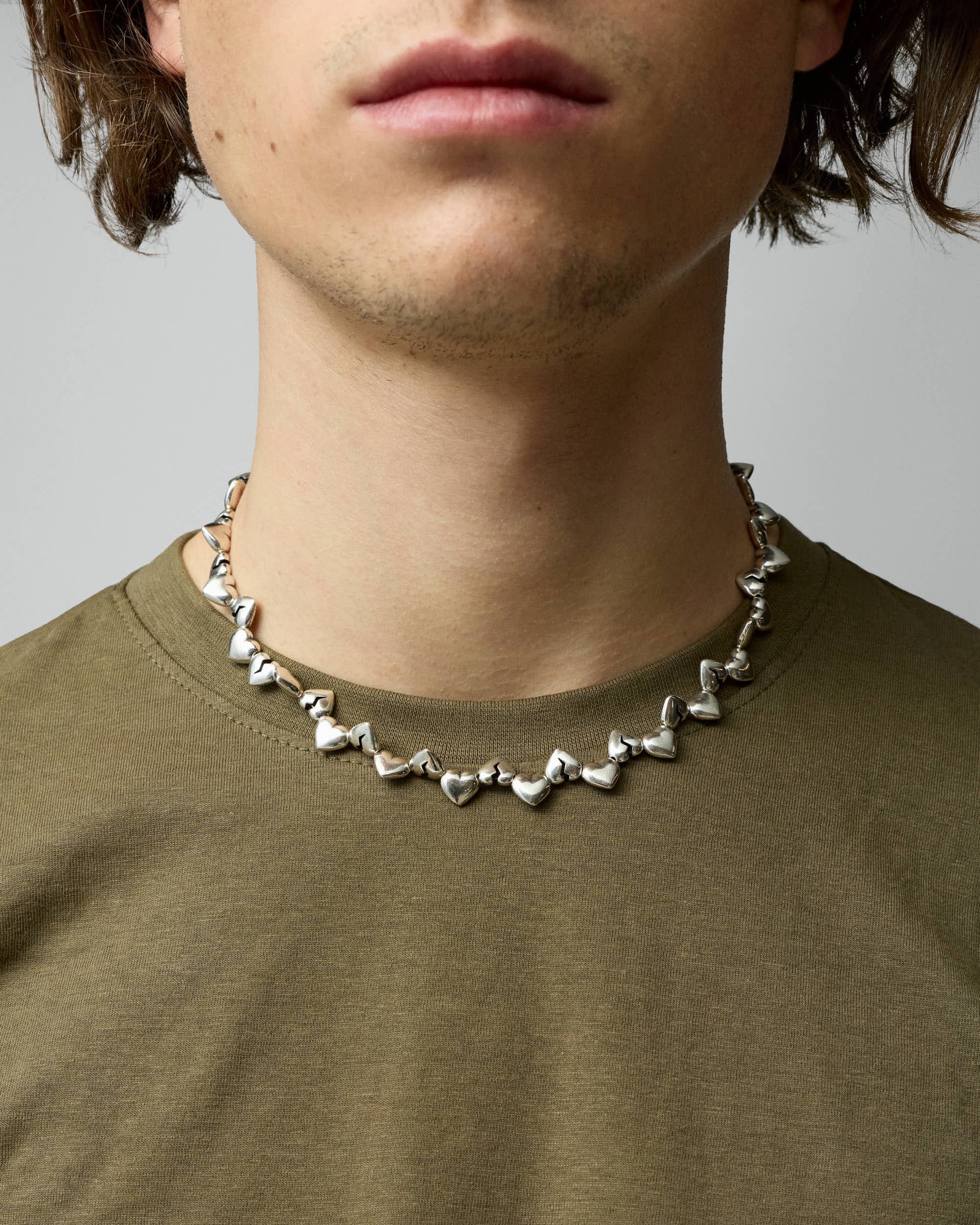 TwoJeys Love Me Not Necklace — Silver