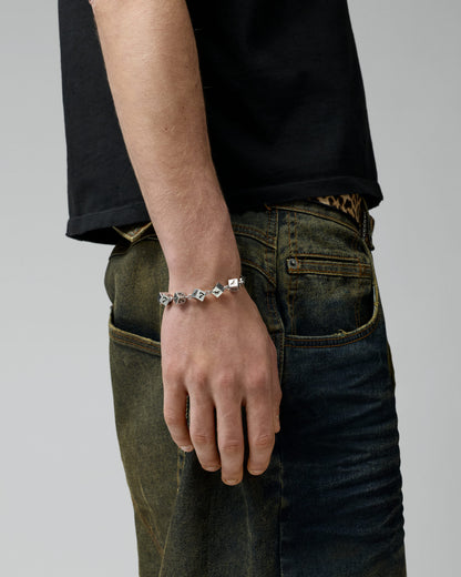 TwoJeys Dice Bracelet — Silver
