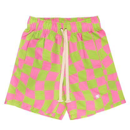 Cabrio Checks Pink/Green