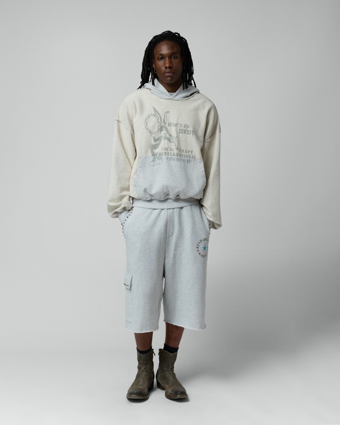 TwoJeys Local Craft Hoodie Grey Melange