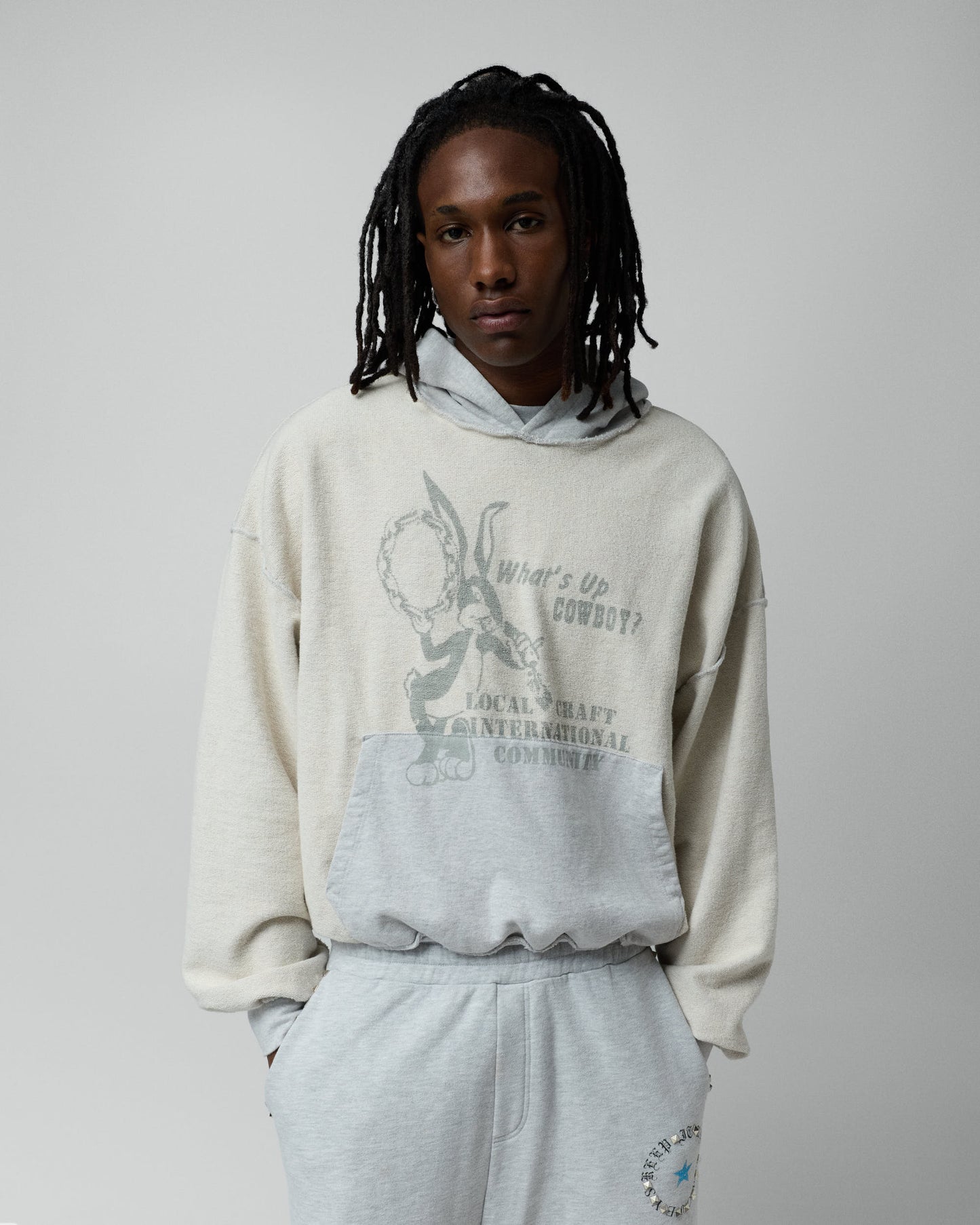 TwoJeys Local Craft Hoodie Grey Melange