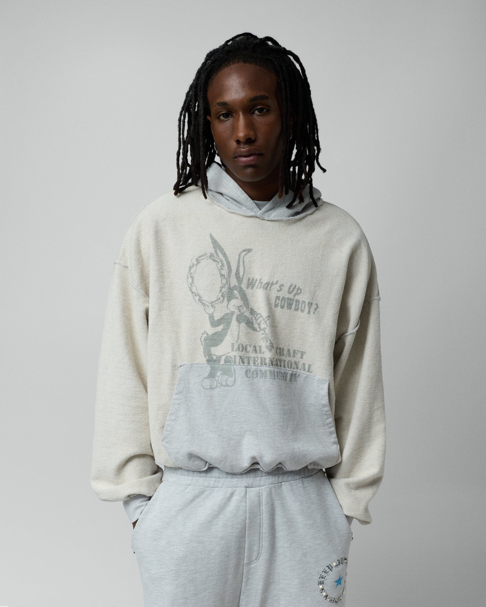 TwoJeys Local Craft Hoodie Grey Melange