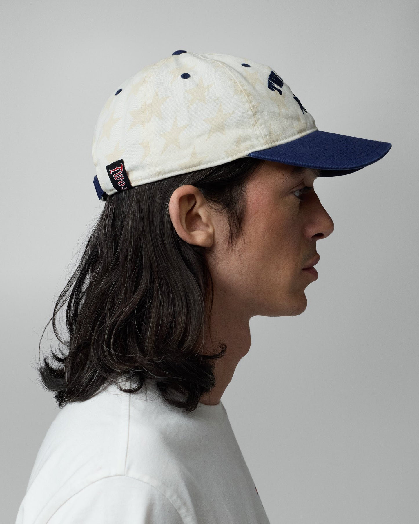TwoJeys All-Over White Dad Cap