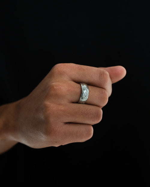 TwoJeys Zebra Ring Silver