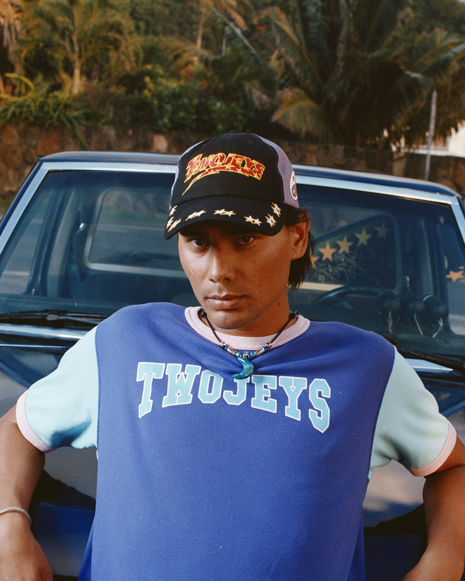 TwoJeys Embroidered Purple Dad Cap