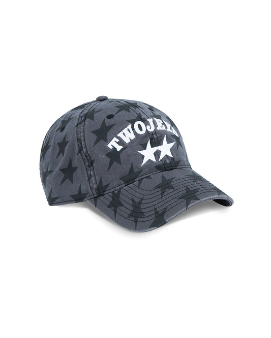 TwoJeys All-Over Black Dad Cap