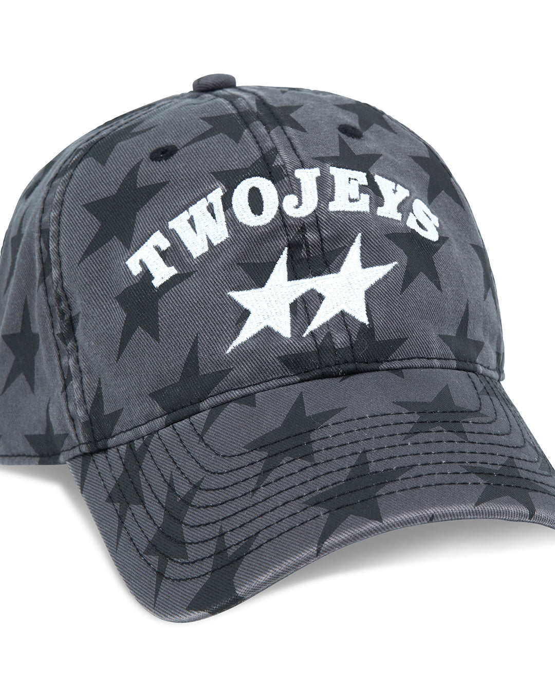 TwoJeys All-Over Black Dad Cap