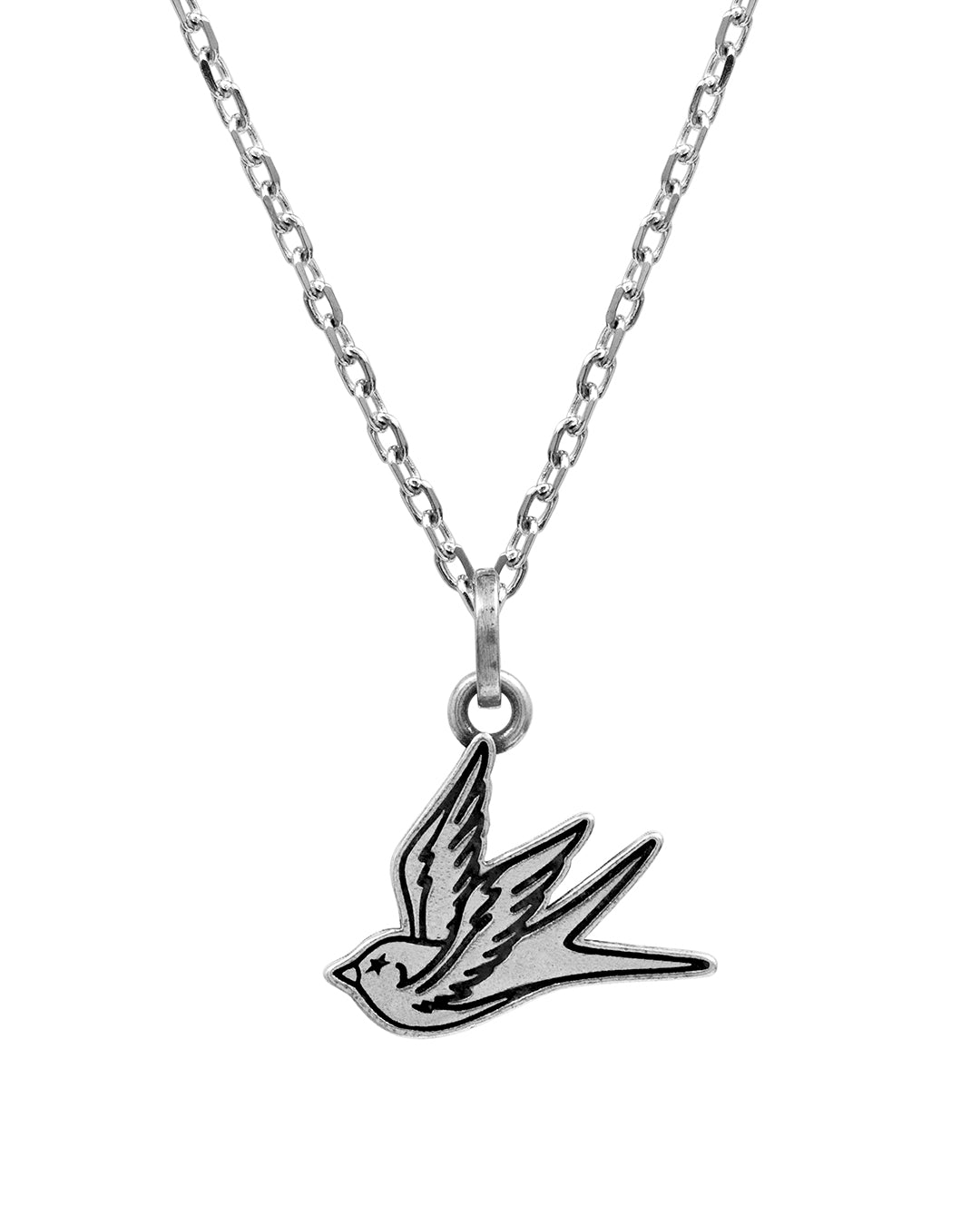 TwoJeys Silhouette Liberty Necklace Silver