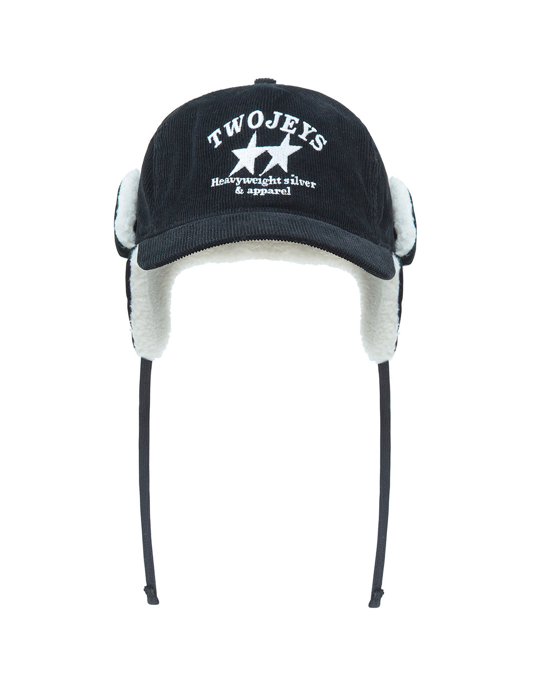 TwoJeys Heavy Silver Black Earflap
